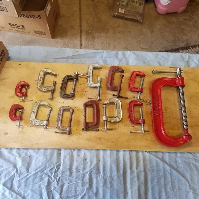lot 3620 image: Assorted Clamps