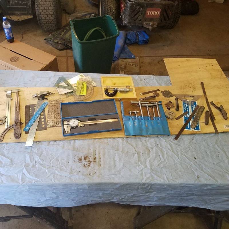 lot 3710 image: Large Lot of Precision Tools