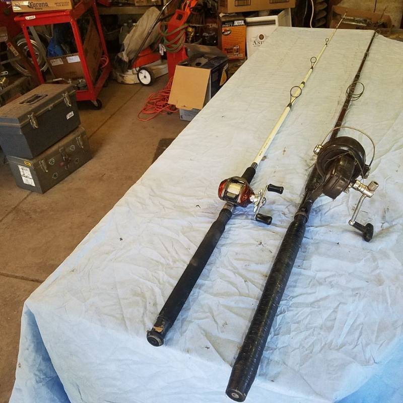 lot 3743 image: 2 Open Face Rods and Reels