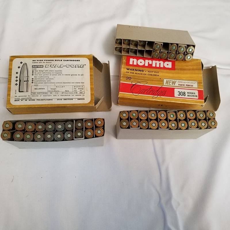 lot 3931 image: 29 rounds of 308 Norma Magnum
