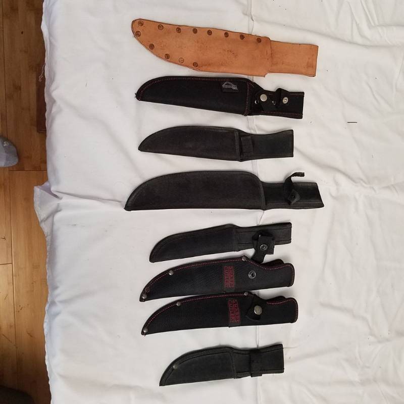 lot 3956 image: 8 Assorted Sheaths