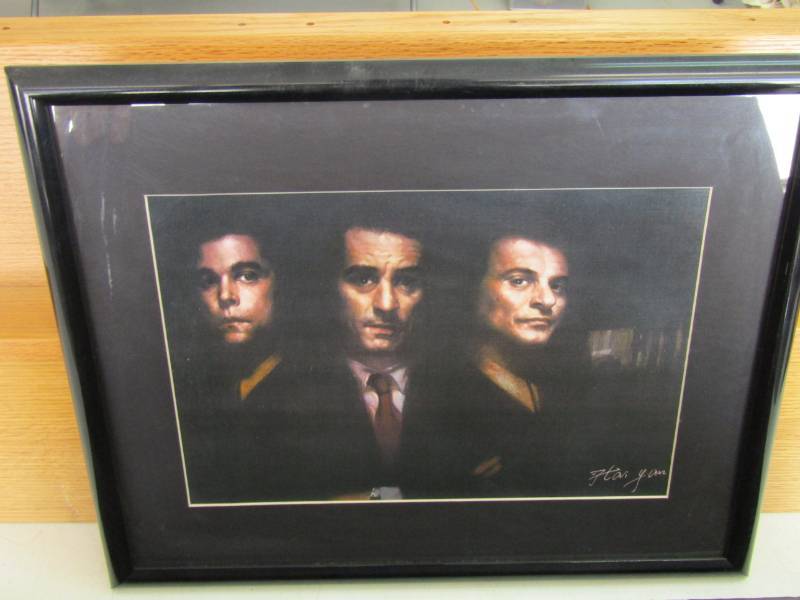lot 3214 image: Framed Picture- Good Fellas Movie