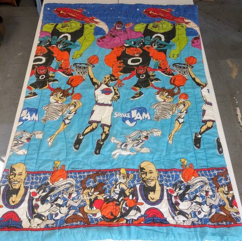 Vintage Space Jam Michael Jordan Looney Tunes Twin Size