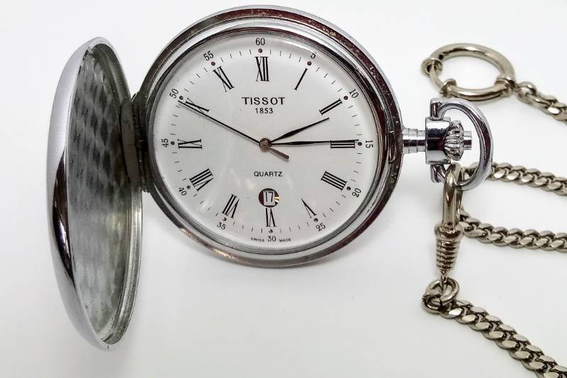 lot 2195 image: Handsome Pocket Watch  Tissot France  Model # Y 589 288