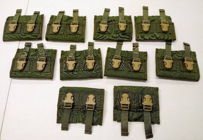 lot 3241 image: 10 New Ammo Pouches  Attaches to Belt