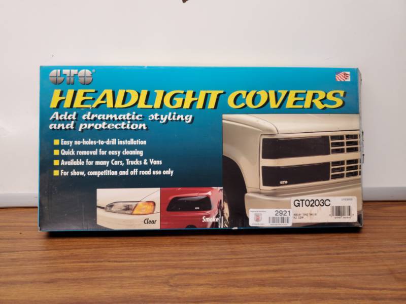 lot 2921 image: Clear Headlight Covers (GT0203C) by GTS  NEW