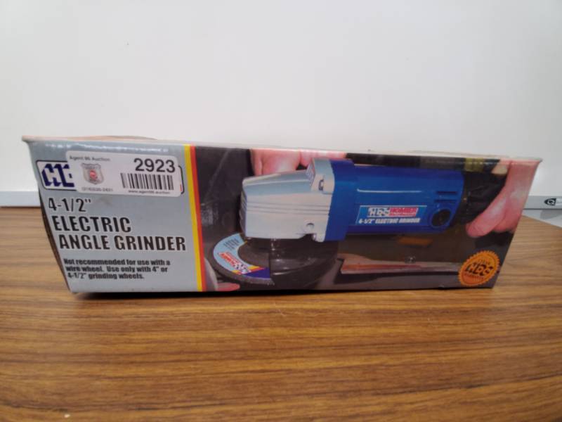 lot 2923 image: 4 12 Electric Angel Grinder
