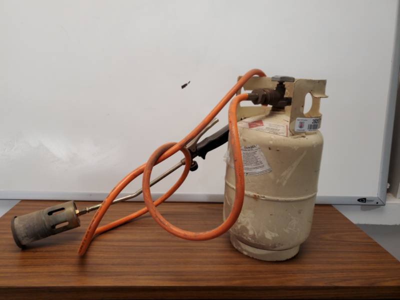 lot 2925 image: Propane Torch and Bottle