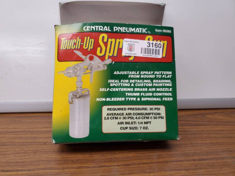 lot 3160 image: Central Pneumatic Touch Up Gun - Item #00086