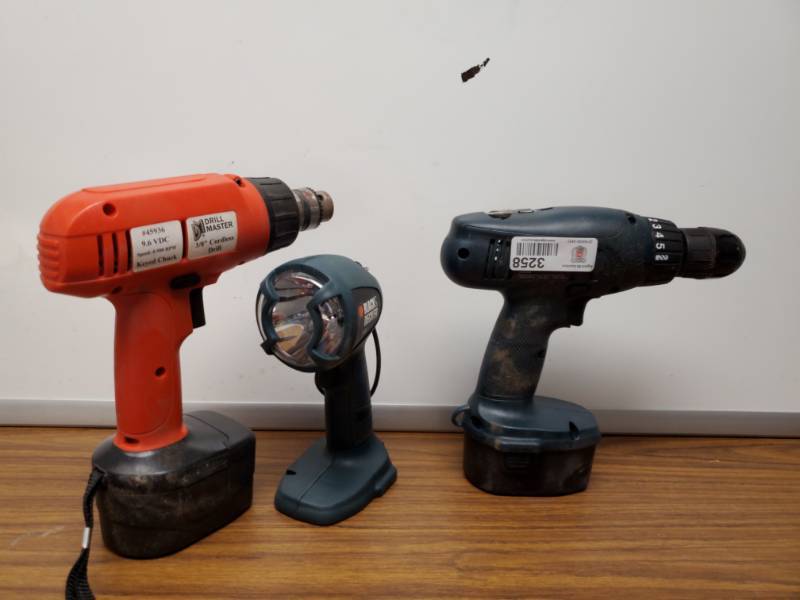lot 3258 image: Cordless Tool Lot- Bare Tools