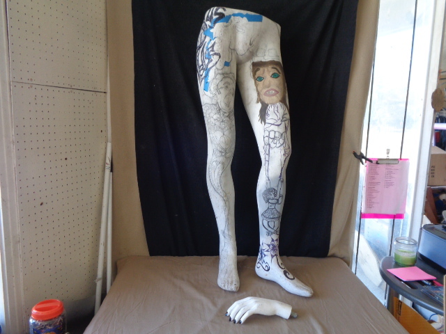 lot 8820 image: we will give you a HAND, finding some LEGS