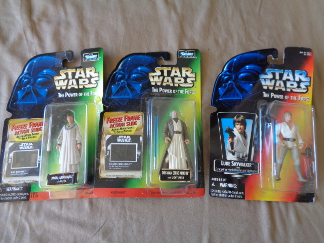 lot 8857 image: Star Wars Luke Skywalker, Obi-WanBen Kenobi, on Mothma