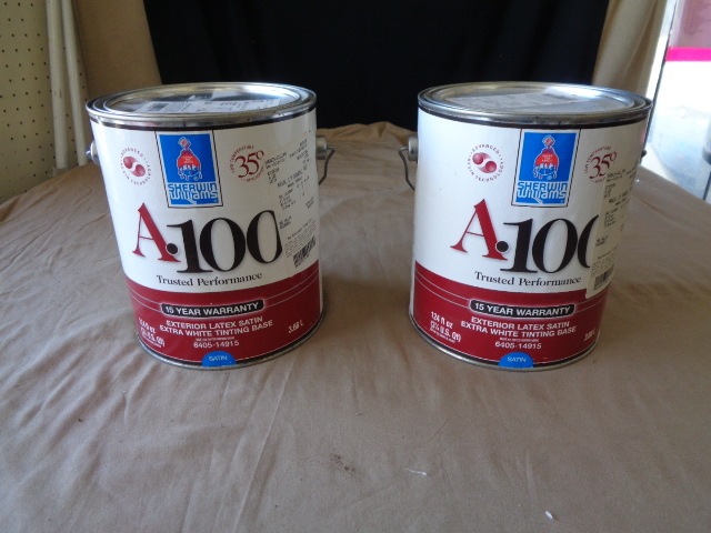lot 8888 image: 2--1 gal cans Sherwin Williams 15 year latex satin