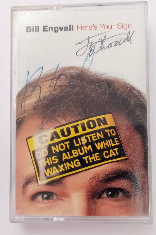 lot 3272 image: Comedy Legend  Bill Engvall  1996 Cassette  Signed