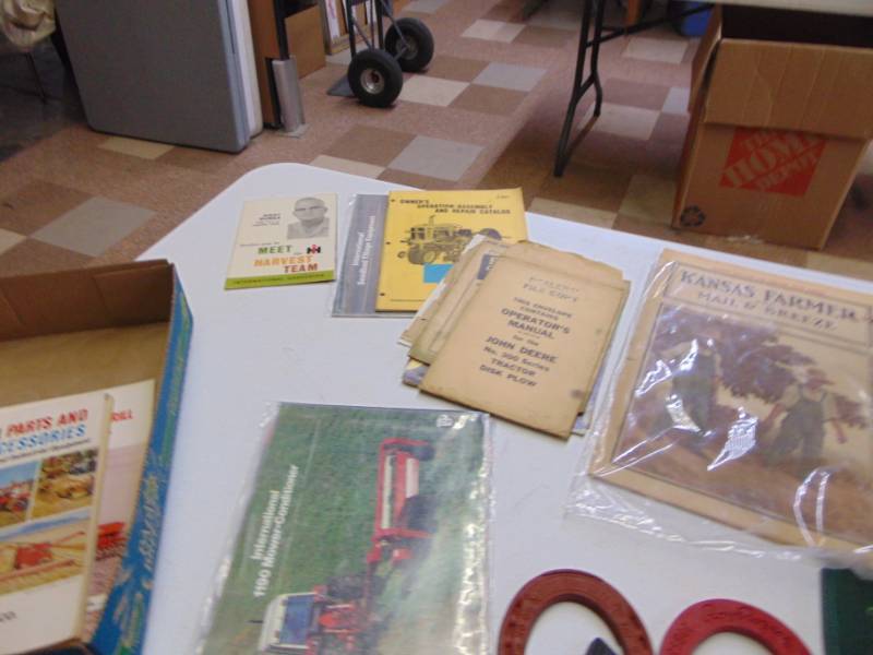 lot 3015 image: Tractor and implement Manuals and more
