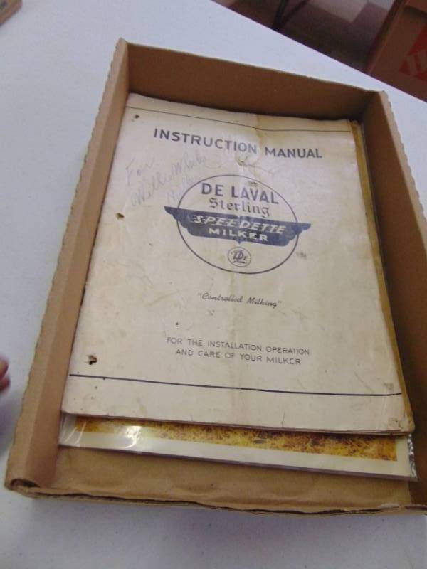 lot 3018 image: Tractor and implement Manuals and more