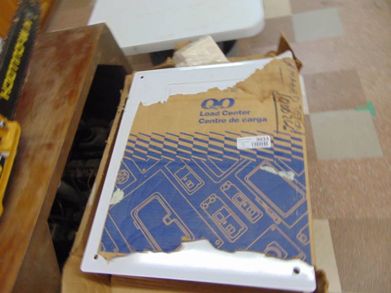 lot 3033 image: Square D Load Center - NIB - Damaged Corner
