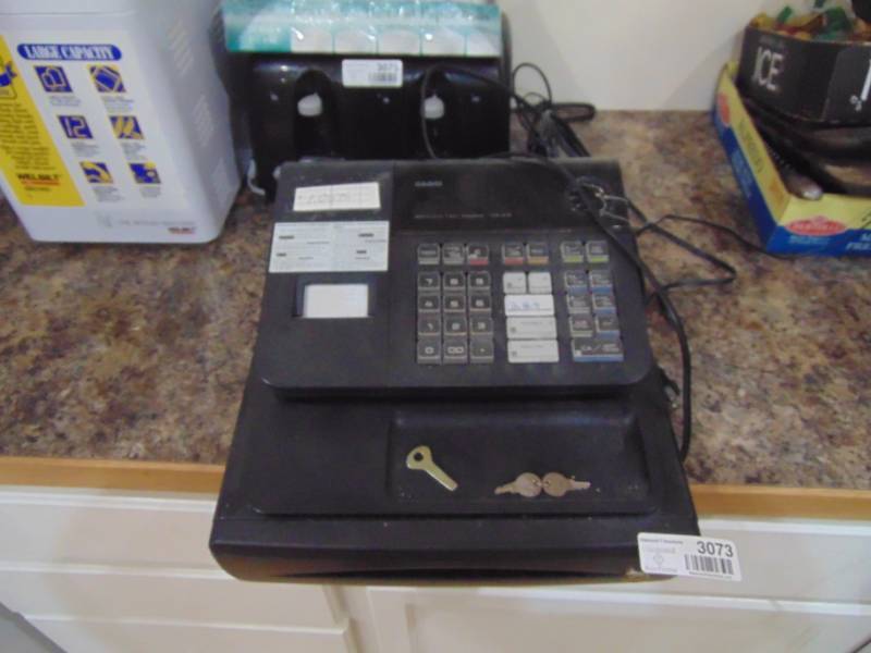 lot 3073 image: Casio Cash Register