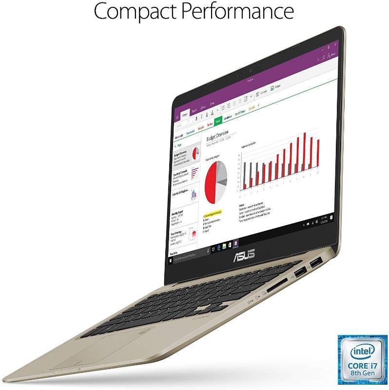 lot 7491 image: ASUS VivoBook S Thin & Light Laptop, 14  FHD, Intel Core i7-8550U, 8GB RAM, 256GB SSD, GeForce MX150, NanoEdge Display, Backlit Kbd, FP Sensor - S410UN-NS74 (Wont power on)