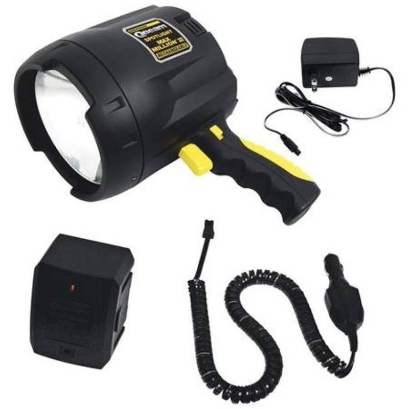 lot 7493 image: Brinkmann FBA_9507440 QBeam 800-2380-W Max Million III Rechargeable Spotlight Offroad AutomotiveGarageEmergencyBoatingFishingHuntingCampingHikingPatrolling