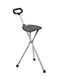 lot 7497 image: Silver Folding Lightweight Cane Seat