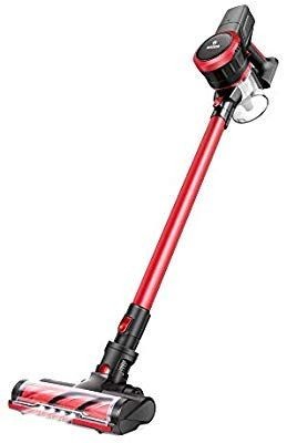 lot 8685 image: MOOSOO M Cordless Cleaner 17Kpa Strong Suction 2 in 1 Handheld Stick Ultra-Quiet Vacuum Brush, Adult, Red