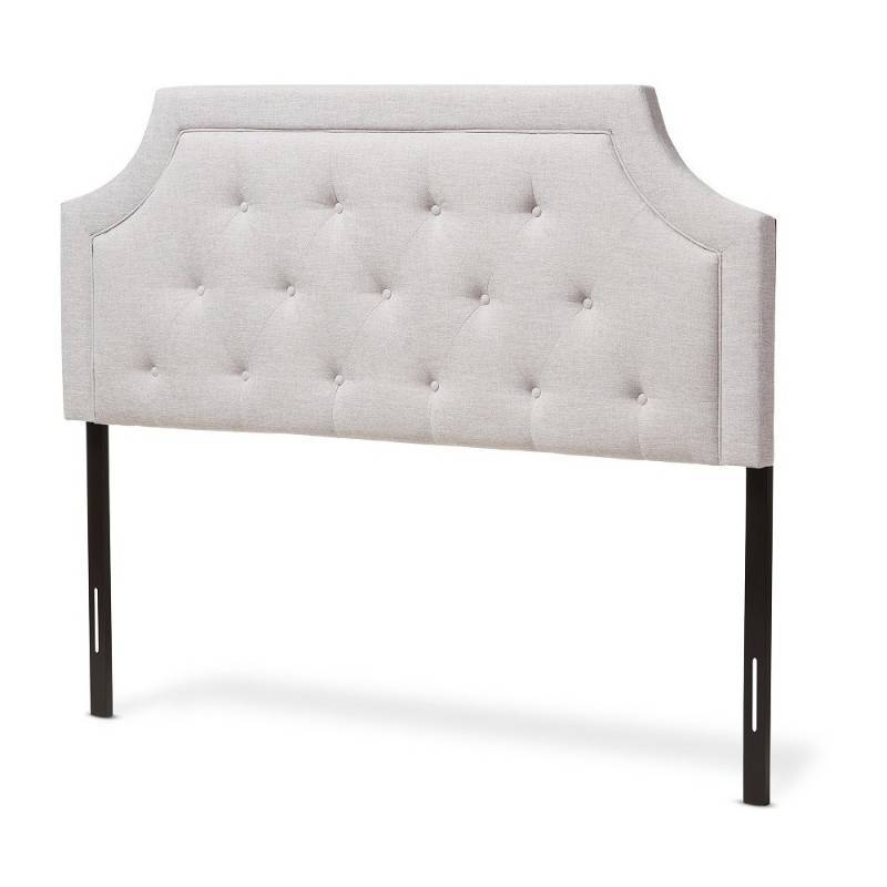 lot 9429 image: Baxton Studio BBT6623-Greyish Beige-King HB-H1217-14 Mars Modern & Contemporary Greyish Beige Fabric King Headboard - 47.83 x 78.35 x 3.15 in.