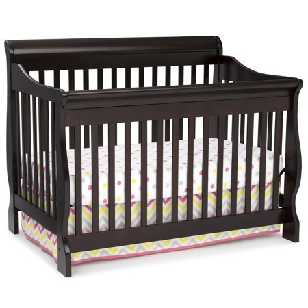 lot 9443 image: Delta - Canton 4-in-1 Convertible Crib (Your Choice of Finish) with Bonus Mattress