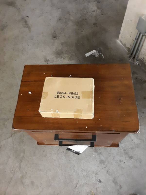 lot 9451 image: Ashley Furniture Signature Design - Ralene Nightstand - Medium Brown