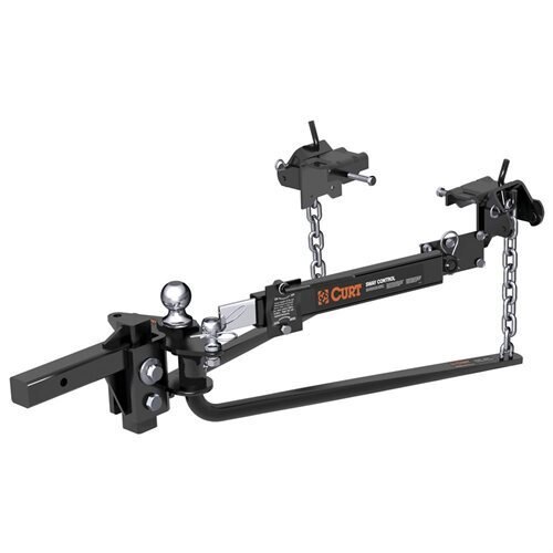 lot 9462 image: CURT 17063 Round Bar Weight Distribution Complete Kit - 1400 lb. Tongue Weight Capacity