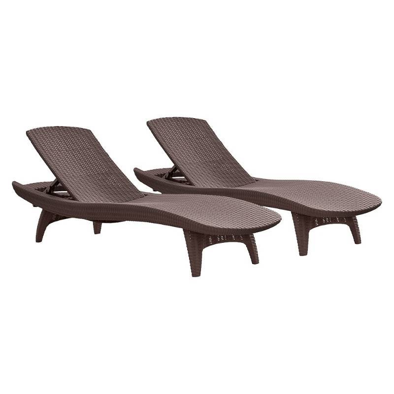 lot 9469 image: Chaise Loungers Set