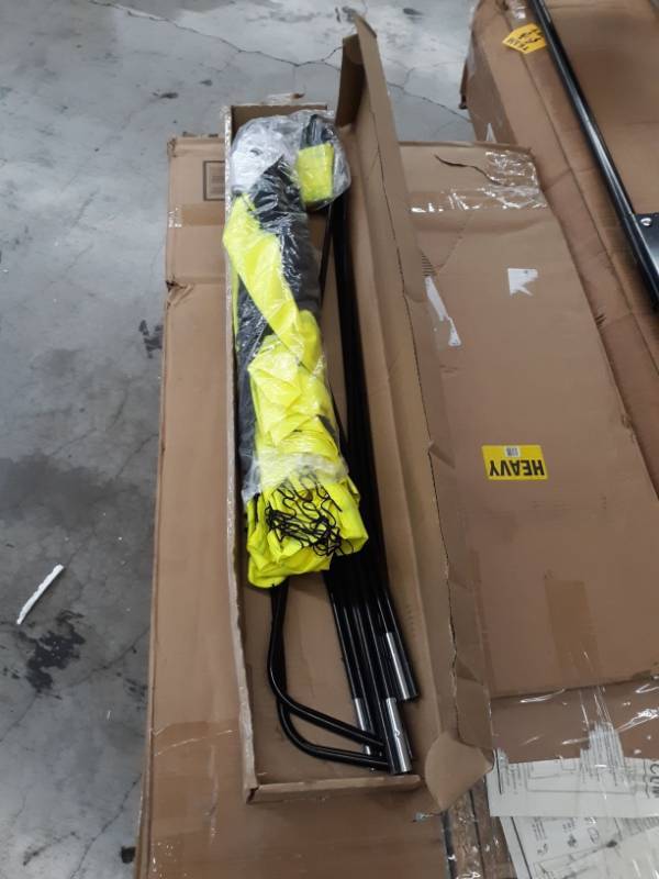 lot 9490 image: Franklin Sports Blackhawk Portable Soccer Goal - Pop-Up Soccer Goal and Net - Indoor or Outdoor Soccer Goal - Goal Folds For Storage - 12x6, 9x5.6, 6.6x3.3 or 4x3 Soccer Goal