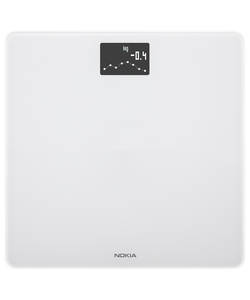 lot 10183 image: Nokia BodyBmi Wi-fi Scale, White