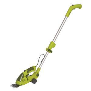 lot 10184 image: Sun Joe Cordless 2-in-1 Grass Shear  Hedge Trimmer w Extension Pole