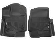 lot 10207 image: Husky Liners Front and 2nd Seat Floor Liners Fits 2015-19 Ford F-150 SuperCrew