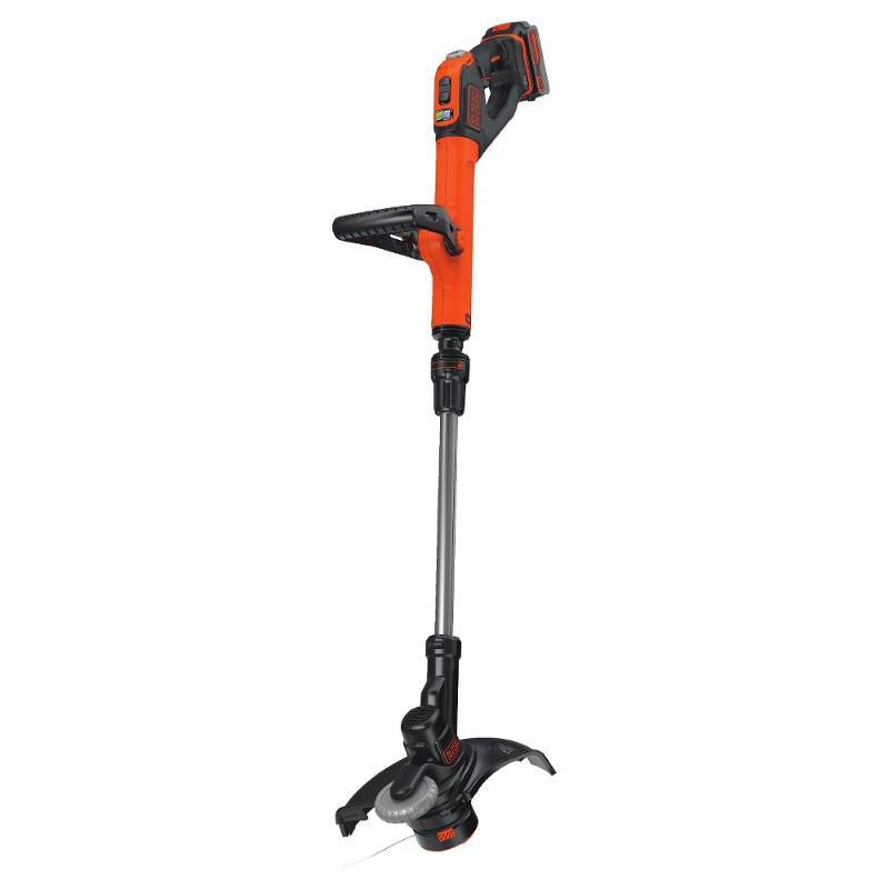 lot 10224 image: BLACKDECKER 20V Lithium Easy Feed String TrimmerEdger, BlackOrange
