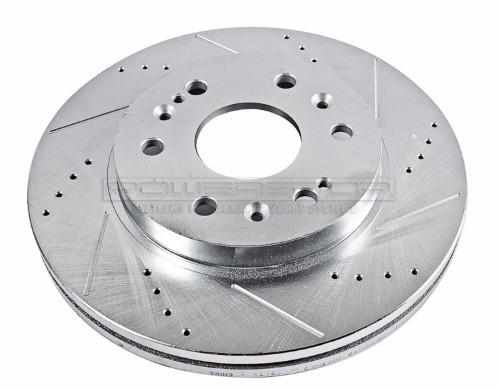 lot 10233 image: Power Stop AR8654XR Power Stop Extreme Performance Drilled And Slotted Brake Rotors