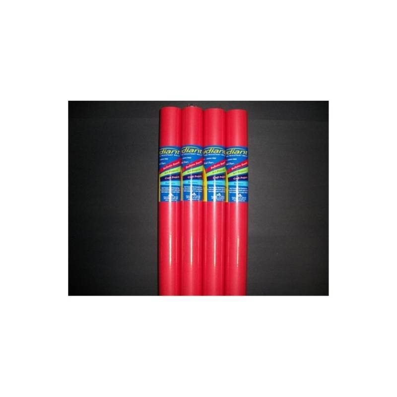 lot 10239 image: RiteCo Raydiant 80037 Riteco Raydiant Fade Resistant Art Rolls Bright Red 48 In. X 50 Ft. 4 Pack