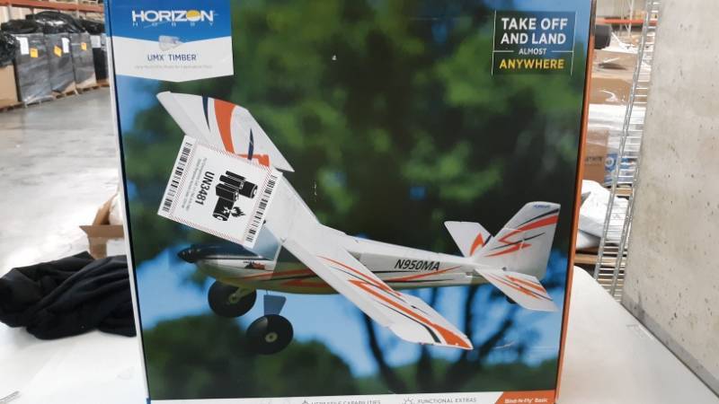 lot 10638 image: Horizon Hobby E-flite Umx Timber Ultra-Micro STOL Model for Beginners