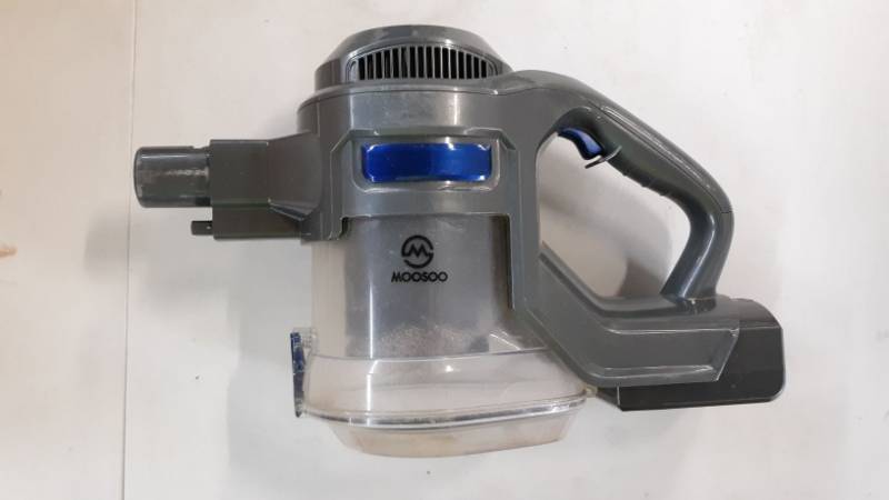 lot 10652 image: MooSoo Cordless Vacuum Cleaner w Charger, Used
