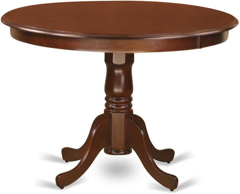 lot 10668 image: East West Furniture Hartland Table 42  Round w no base