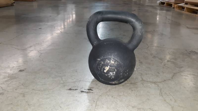 lot 10729 image: Garage Fit Dumbell, 52.9LB24KG, Single, Black, Used