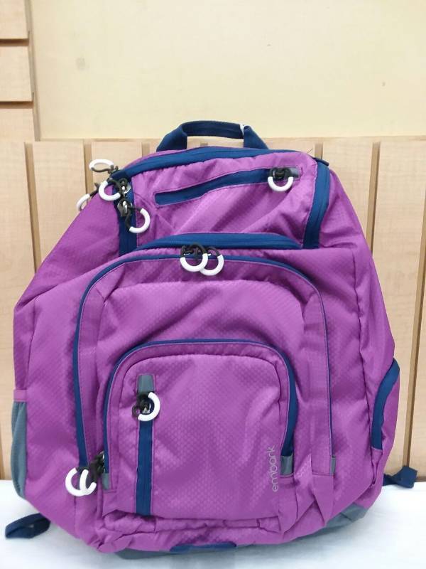 Embark 19 Recycled Content Elite Jartop Backpack - Dark Purple 