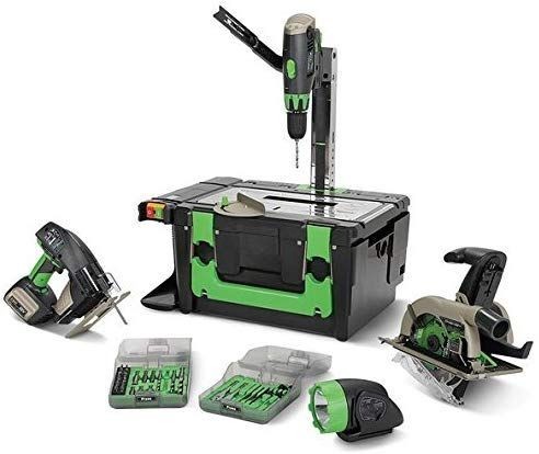 lot 3373 image: Power8 Workshop 18v Lithium Ion Complete Kit