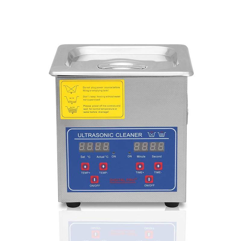 lot 3391 image: FoodKing Ultrasonic Cleaner Ultrasonic Cleaner Jewelry Ultrasonic Jewelry Eyeglass Commercial Industrial With Digital Heater Timer (1.3 Liter)