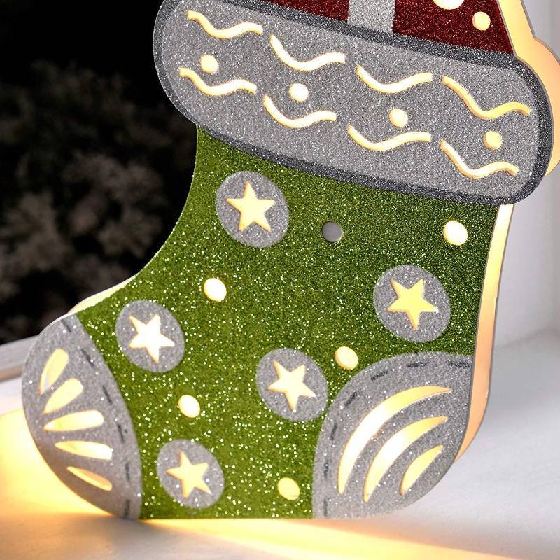 lot 3406 image: Werchristmas Pre-lit Christmas Tree Decoration, 44 Cm - Multi-colour