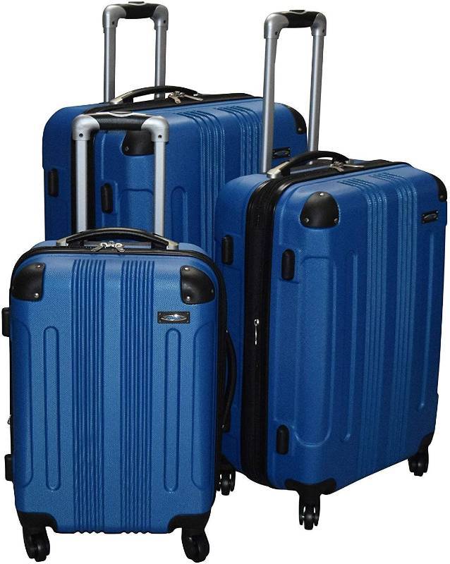 lot 3407 image: Kemyer 650 Lightweight 3-PC Expandable Hardside Spinner