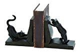lot 3422 image: Play Kitty Black Cat Bookends Playful Cats Book Ends (Pair) 9  Inches