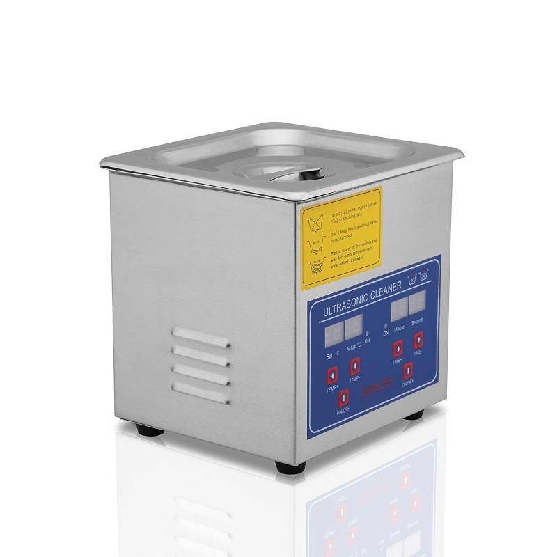 lot 3429 image: FoodKing Ultrasonic Cleaner Ultrasonic Cleaner Jewelry Ultrasonic Jewelry Eyeglass Commercial Industrial With Digital Heater Timer (1.3 Liter)