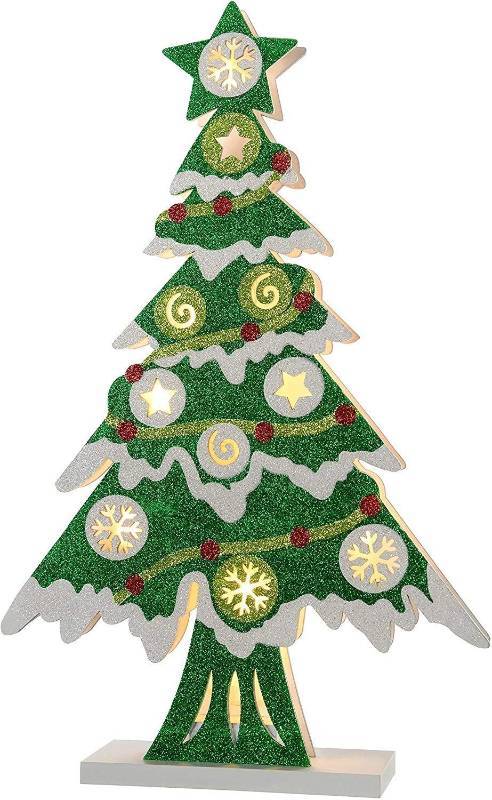 lot 3432 image: Werchristmas Pre-lit Christmas Tree Decoration, 44 Cm - Multi-colour